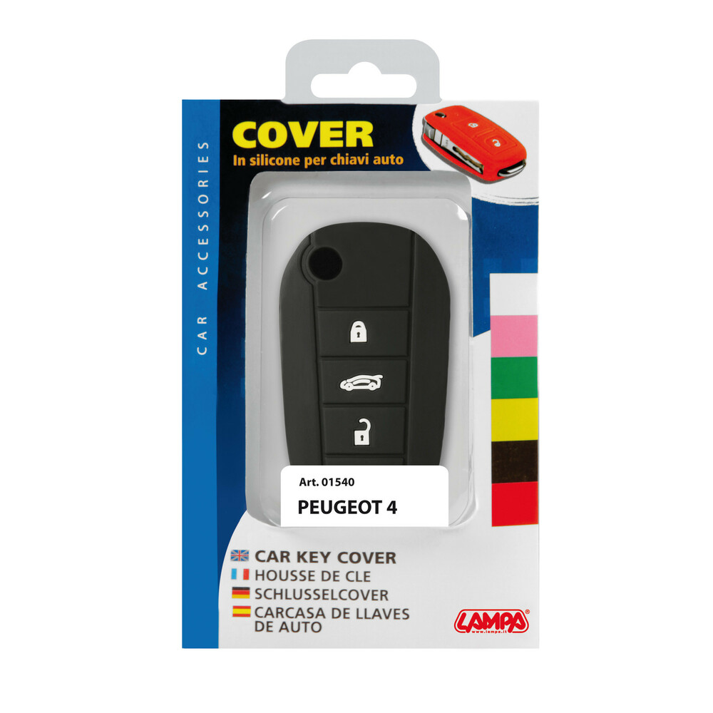 Cover per chiavi auto, conf. singola – compatibile per – Peugeot – 4