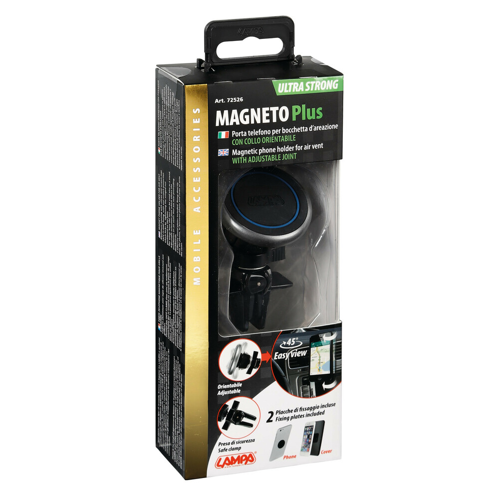 Magneto Plus, porta telefono magnetico a clip