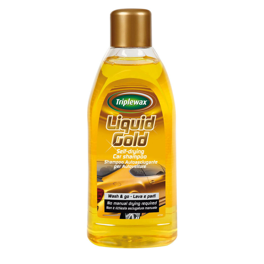 Liquid Gold, shampoo autoasciugante per auto – 500 ml