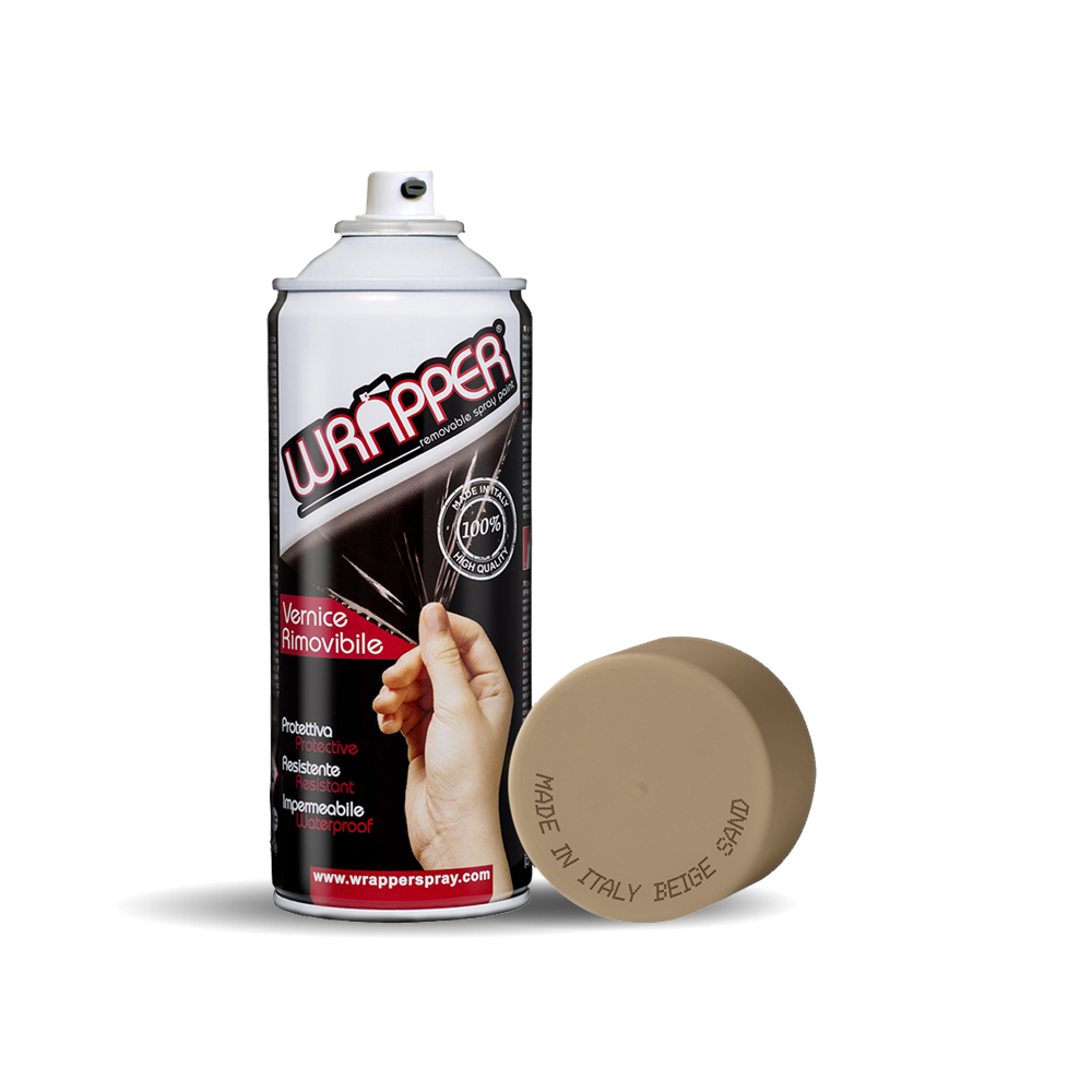 Wrapper, pellicola spray rimovibile, 400 ml – Beige sabbia