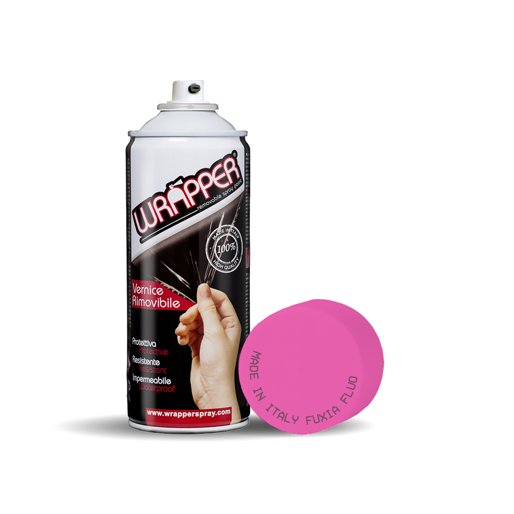 Wrapper, pellicola spray rimovibile, 400 ml – Fuxia fluo