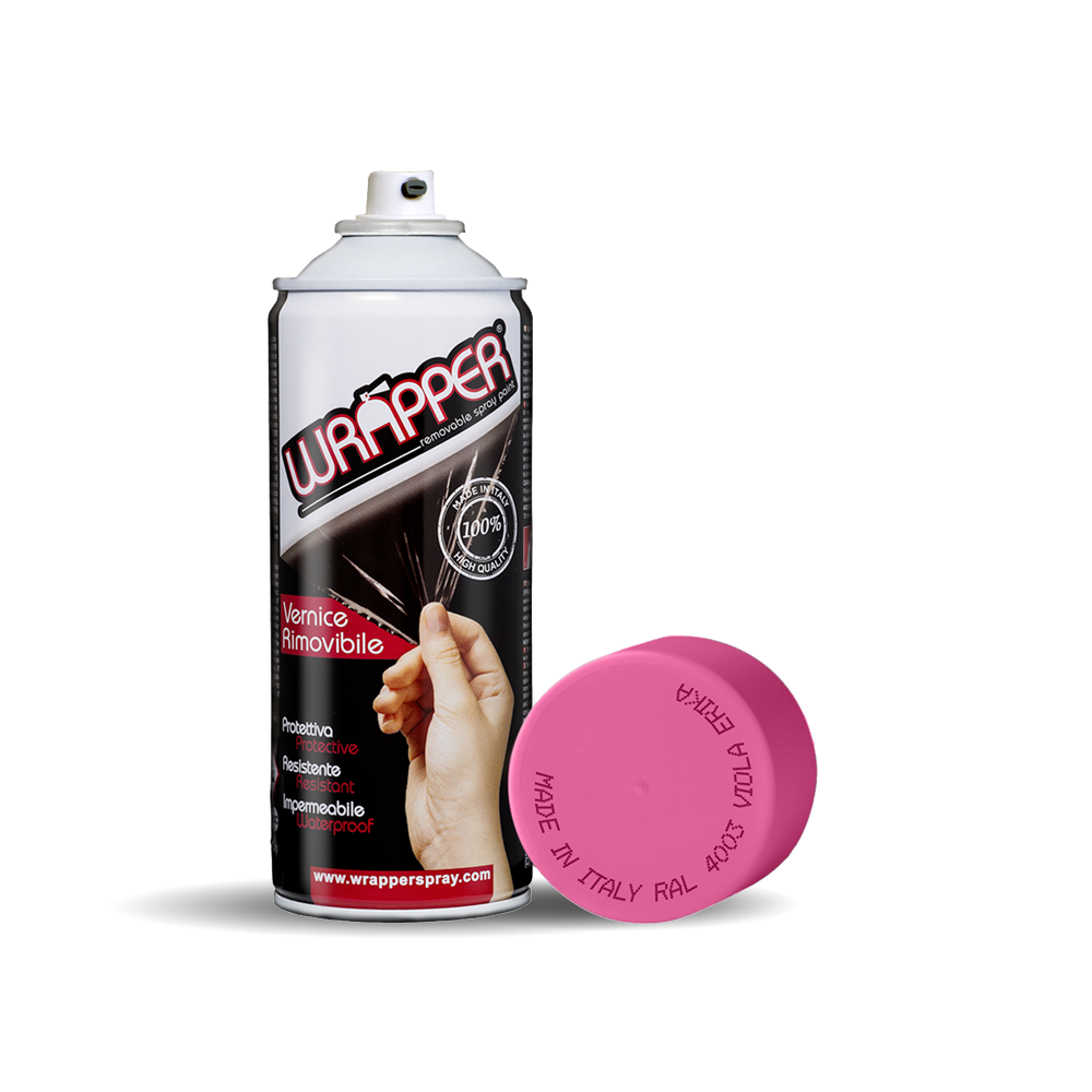 Wrapper, pellicola spray rimovibile, 400 ml – Viola Erika – Ral 4003