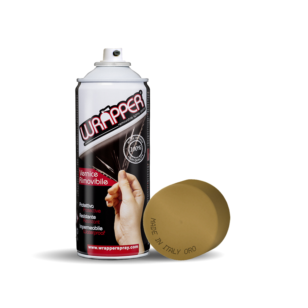 Wrapper, pellicola spray rimovibile, 400 ml – Oro
